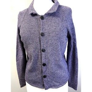dia Women's Grey-Purple Cardigan, Size S